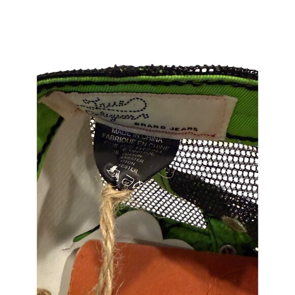 True Religion "By Order of the Devil Dogs" Hat Green Distressed NWT - Picture 5 of 7